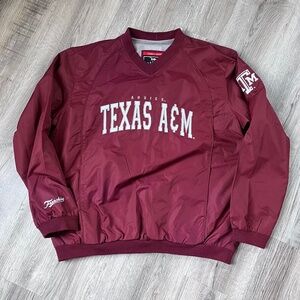 Men’s Franchise Club Texas A&M V-neck Pullover L vented Aggies